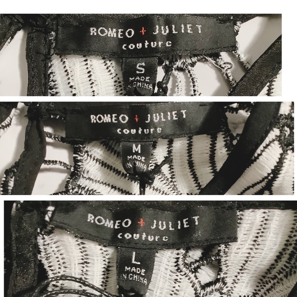 NWT- Romeo & Juliet Couture Sheath Crochet Lace Dress Sizes S M L. Retail $240 - Picture 7 of 16